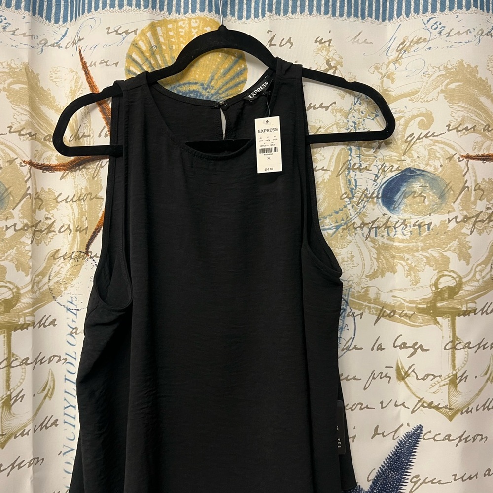 Express Black Sleeveless Top